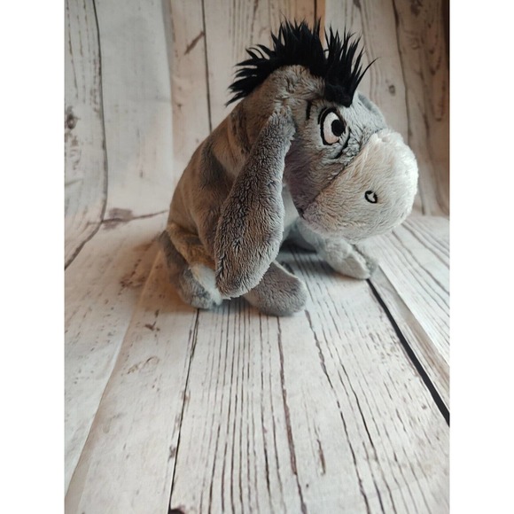 Disney Store Authentic EEYORE Plush Detachable Tail 10" Stuffed Winnie the Pooh - Picture 2 of 9
